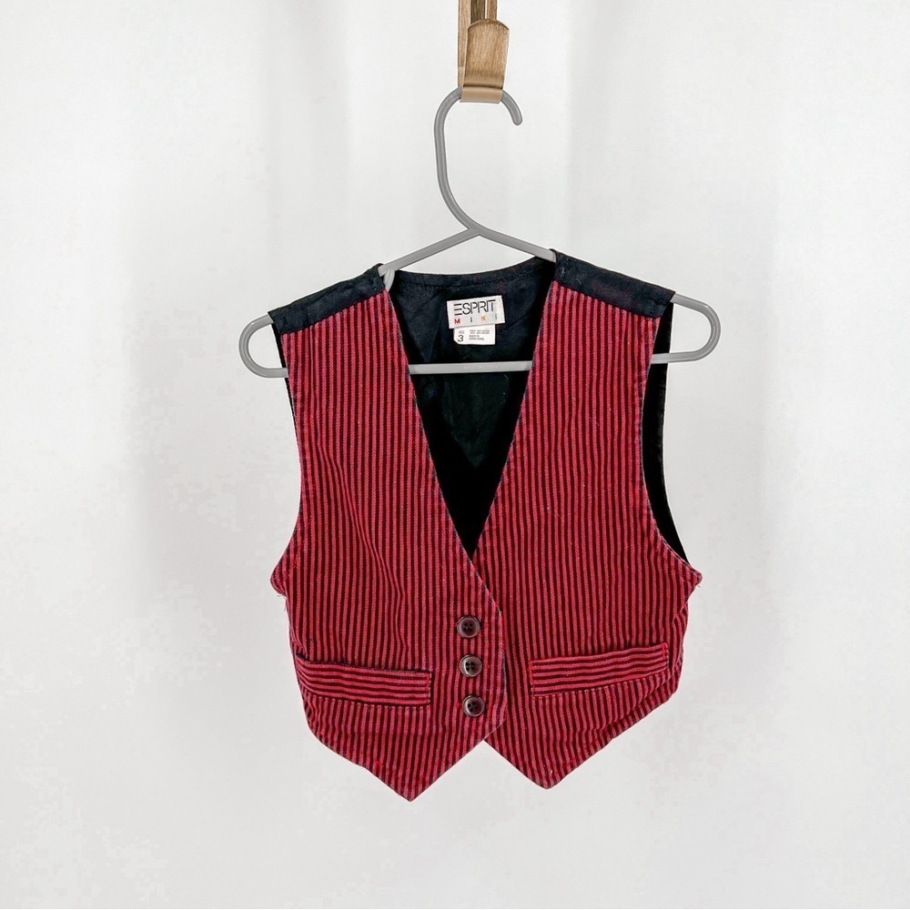 Vintage Esprit Mini Striped Vest